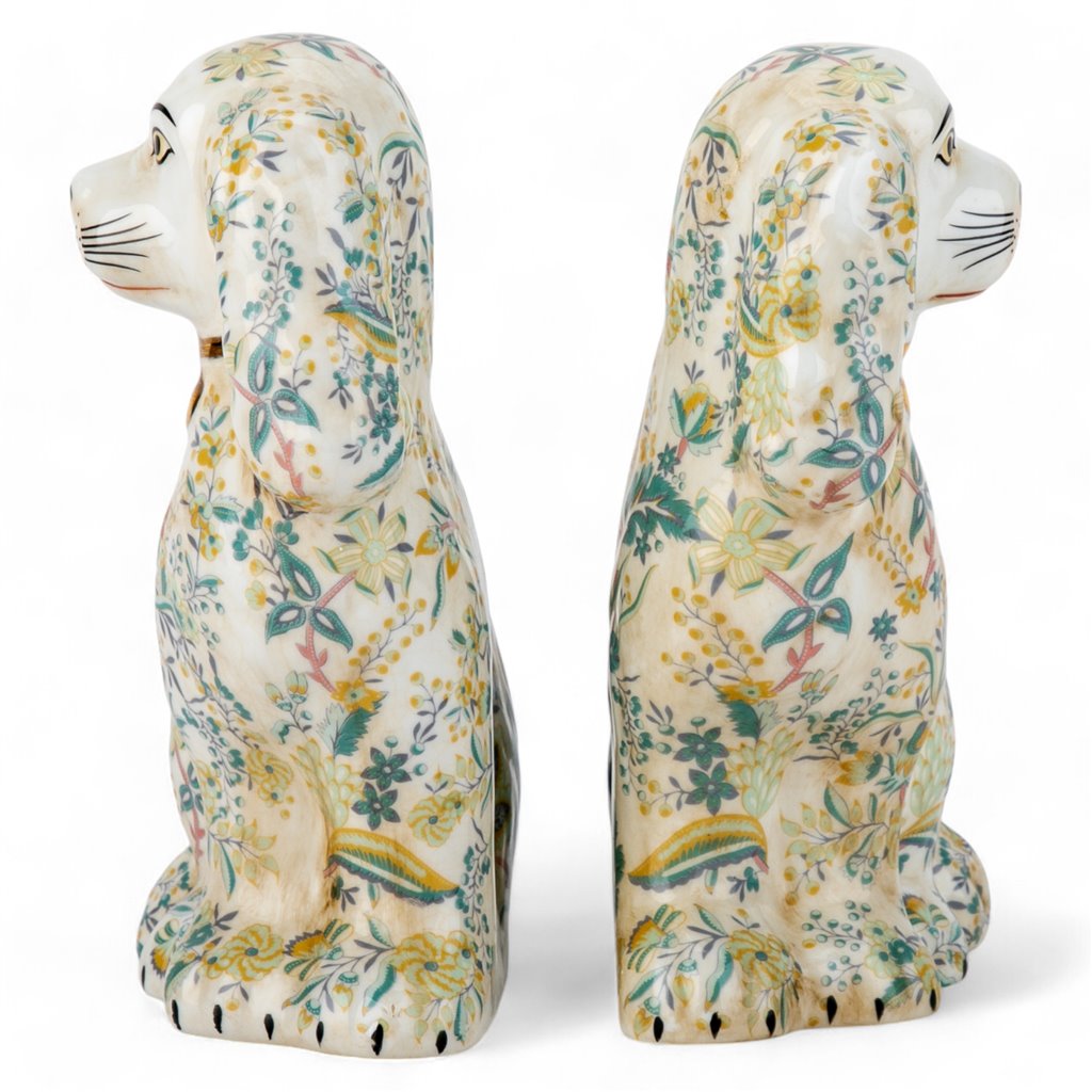 Staffordshire Dogs Chimney Pattern