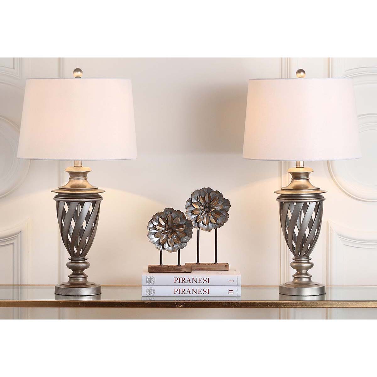 Byron 28.5 Inch H Urn Table Lamp (Set of 2) | Safavieh - LIT4322